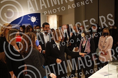 The Deputy Prime Minister of the Republic of Serbia and Minister of Culture and Information Maja Gojkovic opened the exhibition 