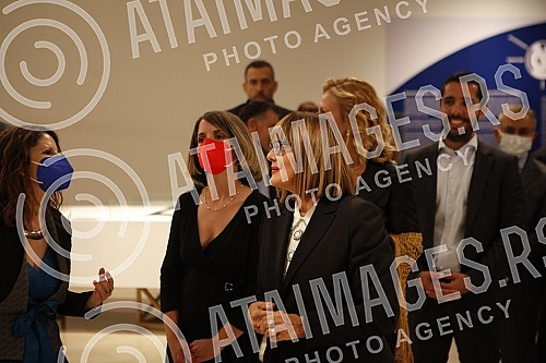 The Deputy Prime Minister of the Republic of Serbia and Minister of Culture and Information Maja Gojkovic opened the exhibition 