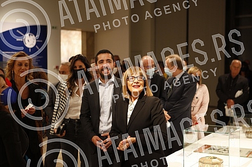 The Deputy Prime Minister of the Republic of Serbia and Minister of Culture and Information Maja Gojkovic opened the exhibition 