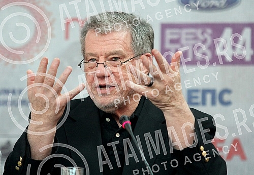 Konferencija za medije americkog reditelja Dzona Mektirnana (John McTiernan) na 44 FESTU u Sava centru. 