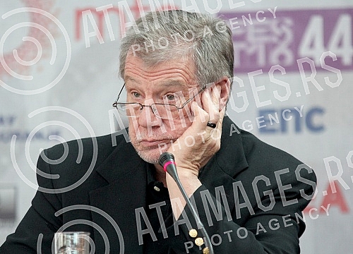 Konferencija za medije americkog reditelja Dzona Mektirnana (John McTiernan) na 44 FESTU u Sava centru. 