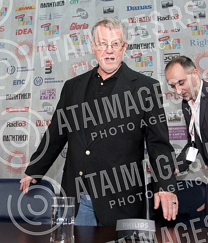 Konferencija za medije americkog reditelja Dzona Mektirnana (John McTiernan) na 44 FESTU u Sava centru. 