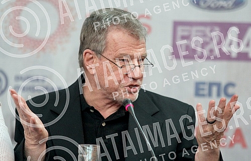 Konferencija za medije americkog reditelja Dzona Mektirnana (John McTiernan) na 44 FESTU u Sava centru. 