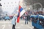 The ceremonial parade on the occasion of the Republic Day was held on Krajina Square in Banja Luka.Svecani defile povodom Dana Republike odrzan je na Trgu Krajine u Banjaluci 