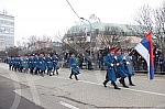 The ceremonial parade on the occasion of the Republic Day was held on Krajina Square in Banja Luka.Svecani defile povodom Dana Republike odrzan je na Trgu Krajine u Banjaluci 