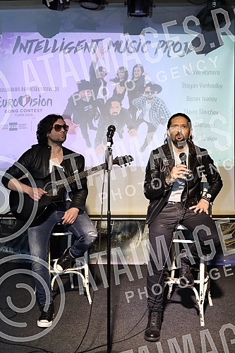 The press conference of the Bulgarian representative at the Eurovision Song Contest Ronnie Romero was held in Wurst Platz.Konferencija za medije bugarskog predstavnik na Eurosongu   Ronijea Romera odrzana je u Wurst Platzu.