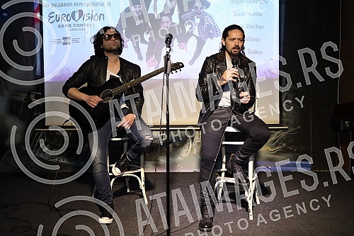 The press conference of the Bulgarian representative at the Eurovision Song Contest Ronnie Romero was held in Wurst Platz.Konferencija za medije bugarskog predstavnik na Eurosongu   Ronijea Romera odrzana je u Wurst Platzu.