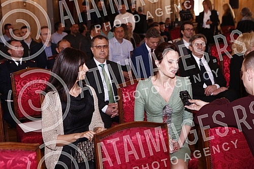 At the ceremony in the City Assembly, the representatives of the City of Belgrade presented the Awards of the City of Belgrade - Despot Stefan Lazarevic for 2021.Na svecanosti u Skupstini grada predstavnici Grada Beograda dodelili su Nagrade grada 