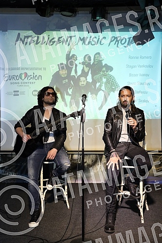 The press conference of the Bulgarian representative at the Eurovision Song Contest Ronnie Romero was held in Wurst Platz.Konferencija za medije bugarskog predstavnik na Eurosongu   Ronijea Romera odrzana je u Wurst Platzu.