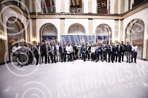 At the ceremony in the City Assembly, the representatives of the City of Belgrade presented the Awards of the City of Belgrade - Despot Stefan Lazarevic for 2021.Na svecanosti u Skupstini grada predstavnici Grada Beograda dodelili su Nagrade grada 