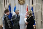 Minister of European Integration Jadranka Joksimovic presented the Ambassador of the French Republic to Serbia Pierre Cochard, as the presiding country of the Council of the European Union, with a document with recommendations of Serbian citizens as 