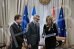 Minister of European Integration Jadranka Joksimovic presented the Ambassador of the French Republic to Serbia Pierre Cochard, as the presiding country of the Council of the European Union, with a document with recommendations of Serbian citizens as 