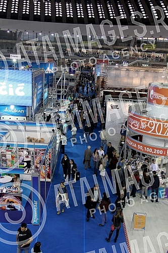 Opening ceremony of 61st International Belgrade Book Fair.Otvaranje 61. medjunarodnog beogradskog sajma knjiga na Beogradskom sajmu. 