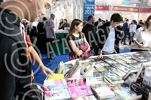 Opening ceremony of 61st International Belgrade Book Fair.Otvaranje 61. medjunarodnog beogradskog sajma knjiga na Beogradskom sajmu. 