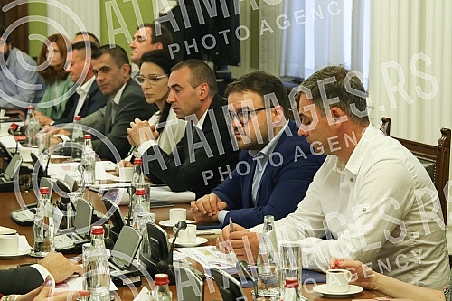 The President of the National Assembly of the Republic of Serbia, Ivica Dacic, held a meeting with the authorized representatives of the declared lists in order to prepare the First Session of the National Assembly in the Thirteenth Convocation.Pr