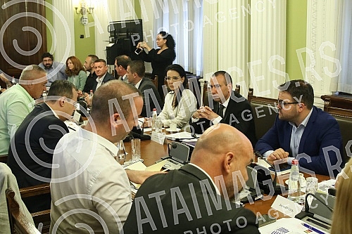 The President of the National Assembly of the Republic of Serbia, Ivica Dacic, held a meeting with the authorized representatives of the declared lists in order to prepare the First Session of the National Assembly in the Thirteenth Convocation.Pr