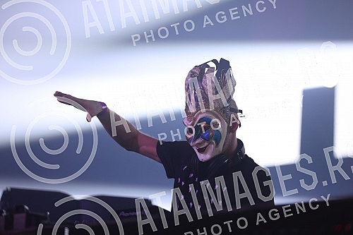 One of the most popular producers of today's electronic music, Boris Brejcha, as part of the exclusive world In Concert tour, organized an audio-visual spectacle in the Great Hangar in the Port of Belgrade.Jedan od najpopularnijih producenata elekt