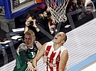 Basketball Euroleague match between KK Crvena zvezda and Zalgiris Kaunas held in Aleksandar Petrovic sports hall.Kosarkaska utakmica Evrolige izmedju KK Crvena zvezda i KK Zalgiris Kaunas odigrana u sali Aleksandar Petrovic.