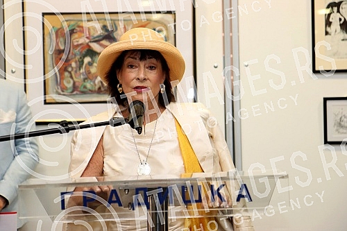 The Deputy Prime Minister of the Republic of Serbia and the Minister of Culture and Information Maja Gojkovic opened the exhibition of drawings by Milica od Macve in the exhibition hall of the Gradiska Cultural Center.Potpredsednica Vlade Republike