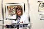 The Deputy Prime Minister of the Republic of Serbia and the Minister of Culture and Information Maja Gojkovic opened the exhibition of drawings by Milica od Macve in the exhibition hall of the Gradiska Cultural Center.Potpredsednica Vlade Republike