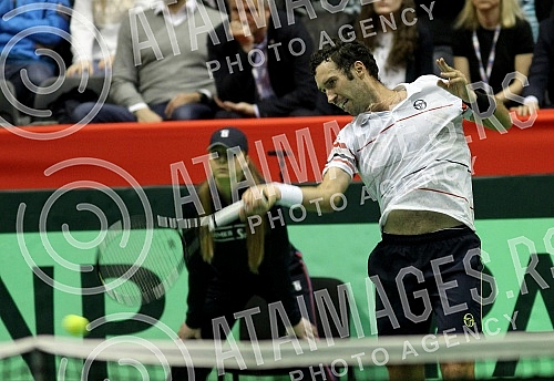 Treci dan (3rd day) Prvog kola Svetske grupe Dejvis kupa izmedju Srbije i Kazahstana (Serbia vs Kazakhstan) odigrana u hali 