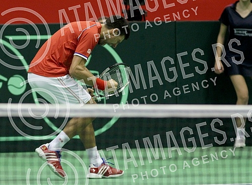 Treci dan (3rd day) Prvog kola Svetske grupe Dejvis kupa izmedju Srbije i Kazahstana (Serbia vs Kazakhstan) odigrana u hali 