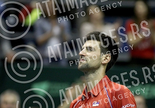 Treci dan (3rd day) Prvog kola Svetske grupe Dejvis kupa izmedju Srbije i Kazahstana (Serbia vs Kazakhstan) odigrana u hali 