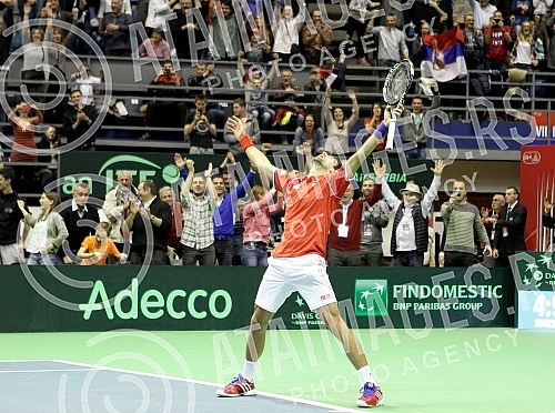 Treci dan (3rd day) Prvog kola Svetske grupe Dejvis kupa izmedju Srbije i Kazahstana (Serbia vs Kazakhstan) odigrana u hali 