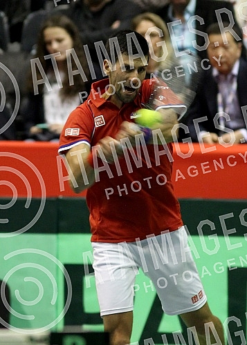 Treci dan (3rd day) Prvog kola Svetske grupe Dejvis kupa izmedju Srbije i Kazahstana (Serbia vs Kazakhstan) odigrana u hali 