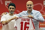The promotion of the new player Irakli Azarovi was held in the premises of FC Crvena ZvezdaU prostorijama FK Crvena zvezda odrzana je promocija novog igraca Iraklija Azarova.