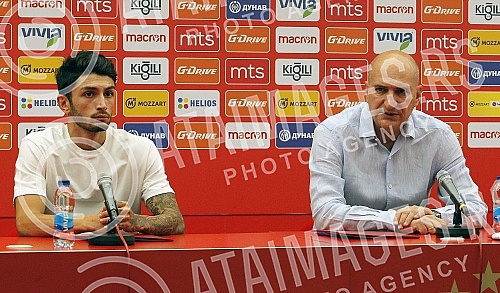 The promotion of the new player Irakli Azarovi was held in the premises of FC Crvena ZvezdaU prostorijama FK Crvena zvezda odrzana je promocija novog igraca Iraklija Azarova.