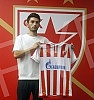 The promotion of the new player Irakli Azarovi was held in the premises of FC Crvena ZvezdaU prostorijama FK Crvena zvezda odrzana je promocija novog igraca Iraklija Azarova.