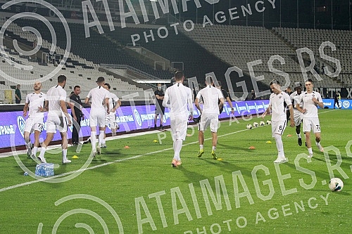 Match of the first round of qualifications for the Europa League between FK Partizan and FK Rigas Futbola Skola (FK RFS).Utakmica prvog kola kvalifikacija za Ligu Evrope izmedju FK Partizan i FK Rigas Futbola Skola (FK RFS). 