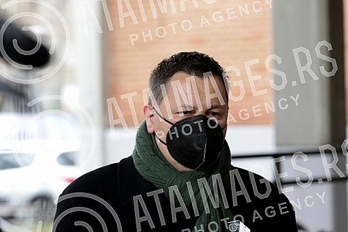 In front of the Third basic prosecutor's office, a press conference was held by the deputy president of the Party of freedom and justice, Borko Stefanovic, on the topic 