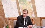 At the Palace of Serbia, Serbian president Aleksandar Vucic held a meeting with ministers and directors of public companies in charge of strategic projects in the field of infrastructure, mining, energy and economy. U Palati Srbija predsednik Srbij