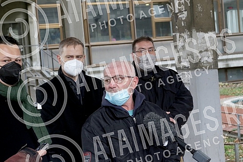 In front of the Third basic prosecutor's office, a press conference was held by the deputy president of the Party of freedom and justice, Borko Stefanovic, on the topic 