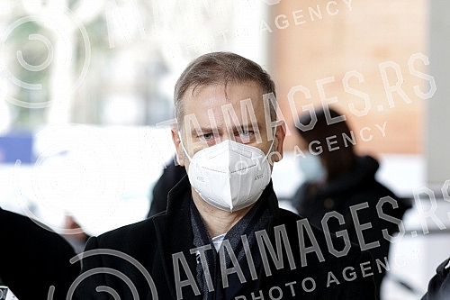 In front of the Third basic prosecutor's office, a press conference was held by the deputy president of the Party of freedom and justice, Borko Stefanovic, on the topic 