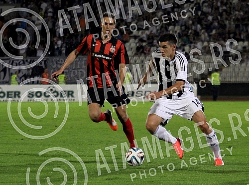 Drugo kolo kvalifikacija za Ligu sampiona izmedju FK Partizan i HB Torshavn odigrano na stadionu Partizan (Humska 1)