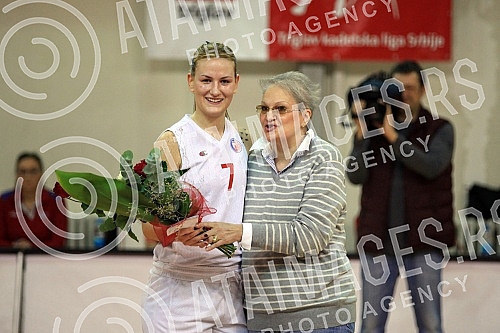 Utakmica 6. kola Prve Zenske Lige Srbije izmedju ZKK Crvena Zvezda i ZKK Student odigrana u hali Basket City. 