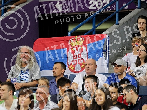 First day of FIBA Olympic Qualifying Tournament 2016 held in Kombank arena - Group A - Serbia vs Puerto Rico.Prvi dan Olimpijskog kvalifikacionog turnira za Olimpijske igre u Riu 2016 odrzan u Kombank areni - Group A - Srbija vs Puerto Rico.