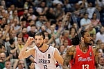 First day of FIBA Olympic Qualifying Tournament 2016 held in Kombank arena - Group A - Serbia vs Puerto Rico.Prvi dan Olimpijskog kvalifikacionog turnira za Olimpijske igre u Riu 2016 odrzan u Kombank areni - Group A - Srbija vs Puerto Rico.