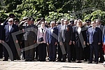 As part of the celebration of May 9, the Day of Victory over Fascism in World War II, representatives of the Ministry of Defense and the Serbian Army, the City of Belgrade and SUBNOR and participants in the Immortal Regiment laid wreaths at the Monum