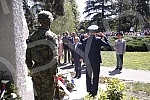 As part of the celebration of May 9, the Day of Victory over Fascism in World War II, representatives of the Ministry of Defense and the Serbian Army, the City of Belgrade and SUBNOR and participants in the Immortal Regiment laid wreaths at the Monum