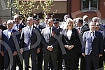 As part of the celebration of May 9, the Day of Victory over Fascism in World War II, representatives of the Ministry of Defense and the Serbian Army, the City of Belgrade and SUBNOR and participants in the Immortal Regiment laid wreaths at the Monum