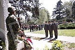 As part of the celebration of May 9, the Day of Victory over Fascism in World War II, representatives of the Ministry of Defense and the Serbian Army, the City of Belgrade and SUBNOR and participants in the Immortal Regiment laid wreaths at the Monum
