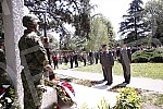 As part of the celebration of May 9, the Day of Victory over Fascism in World War II, representatives of the Ministry of Defense and the Serbian Army, the City of Belgrade and SUBNOR and participants in the Immortal Regiment laid wreaths at the Monum