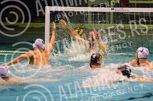 The match of the second round of the Premier Regional Water Polo League between VK Jug AO and VK Partizan.The match of the second round of the Premier Regional Water Polo League between VK Primorac and VK Radnicki.Utakmica drugog kola Premijer re