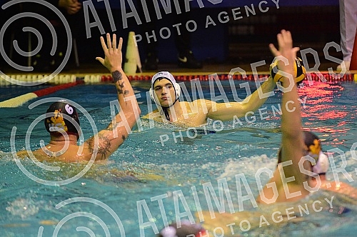 The match of the second round of the Premier Regional Water Polo League between VK Jug AO and VK Partizan.The match of the second round of the Premier Regional Water Polo League between VK Primorac and VK Radnicki.Utakmica drugog kola Premijer re