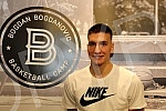 Press conference of Serbian basketball player Bogdan Bogdanovic on the occasion of the children's basketball camp.Pres konferencija srpskog kosarkaskog reprezentivca Bogdana Bogdanovic povodom decijeg kosarkaskog kampa. 