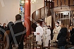 In the Cathedral of the Assumption of the Blessed Virgin Mary, the Easter Mass was served by the Archbishop of Belgrade Stanislav Hocevar.U katedrali Uznesenja Blazene Djevice Marije misu Uskrsnju misu sluzio je beogradski nadbiskup Stanislav Hocev